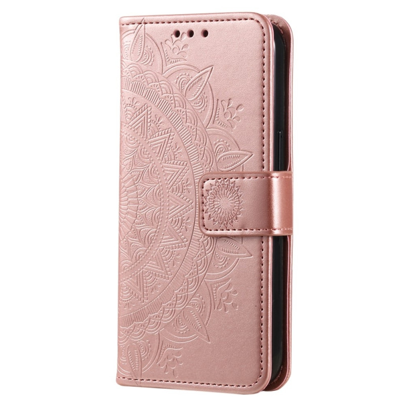 För Samsung Galaxy S25 Edge plånboksfodral Fodral Skal Mandala blommönster