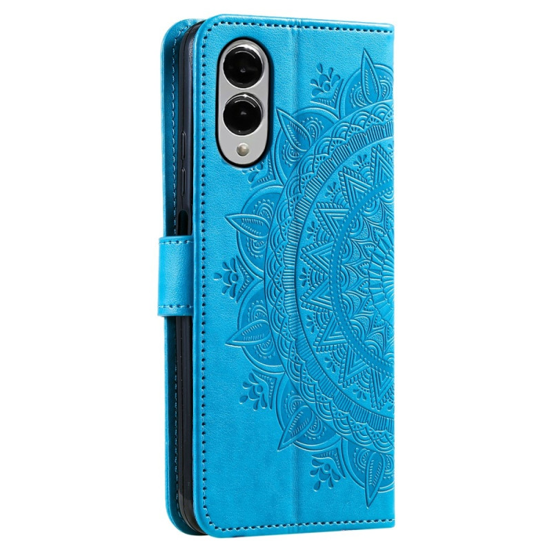 Til Samsung Galaxy S25 Edge tegnebogscover Cover Shell Mandala Blomstermønster