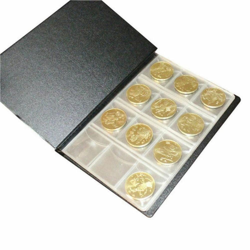 Currency Coin Album Coin Currency Collection Binder Pocket Coin