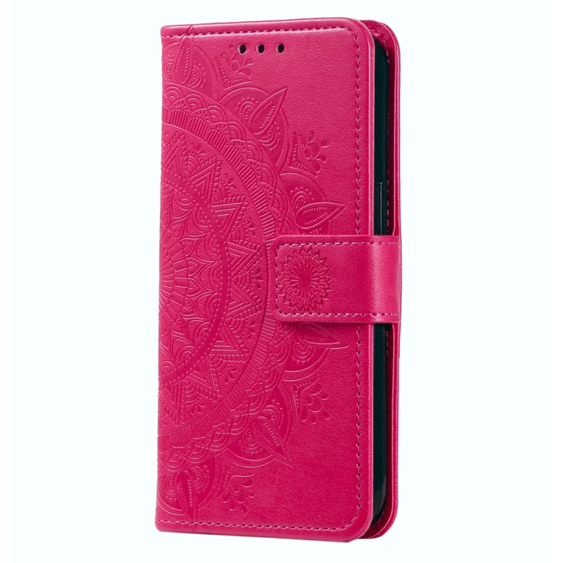 Til Samsung Galaxy S25 Edge tegnebogscover Cover Shell Mandala Blomstermønster