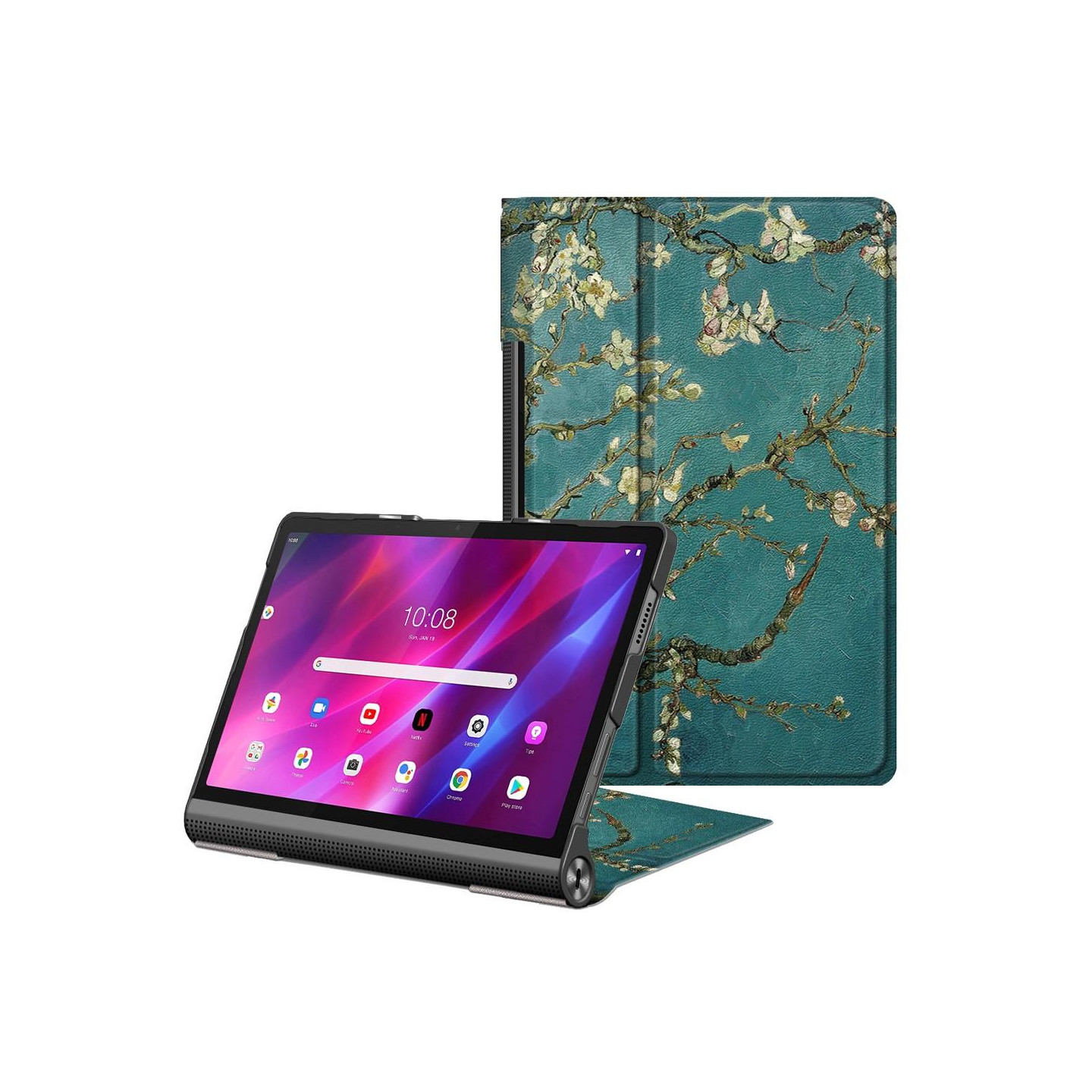 Tablet Cover with Kickstand for Lenovo Yoga Tab 11 - Blossom