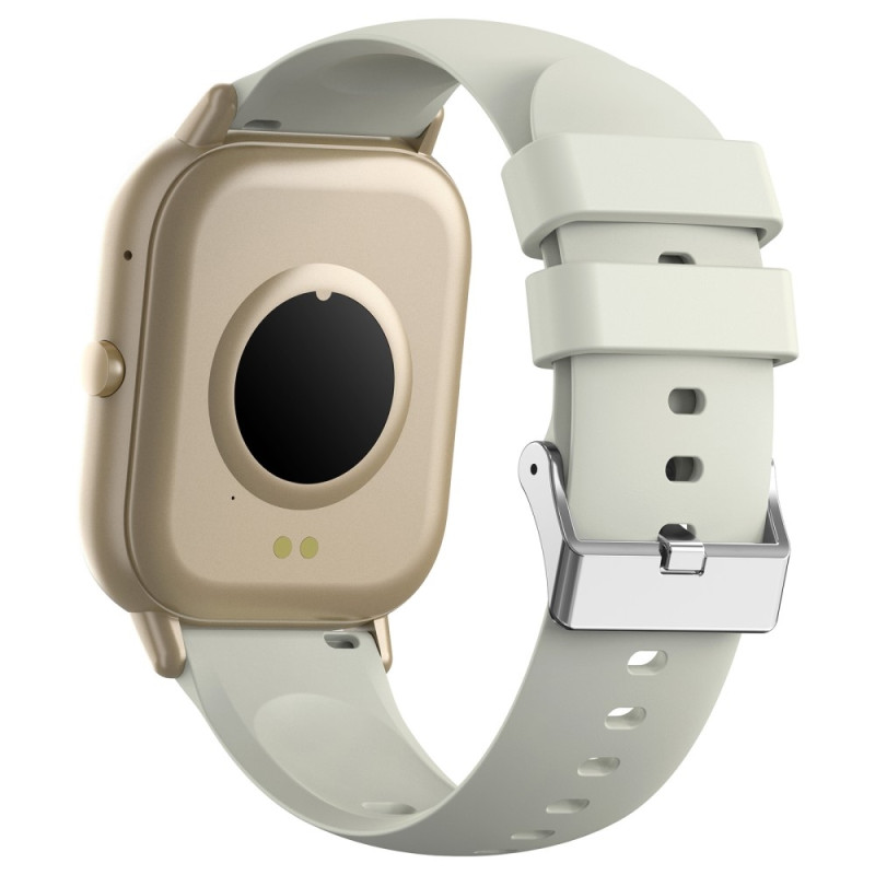 Smart Watch 2.01" Large Screen Health Monitor Sports Bluetooth Smartwatch - Beige