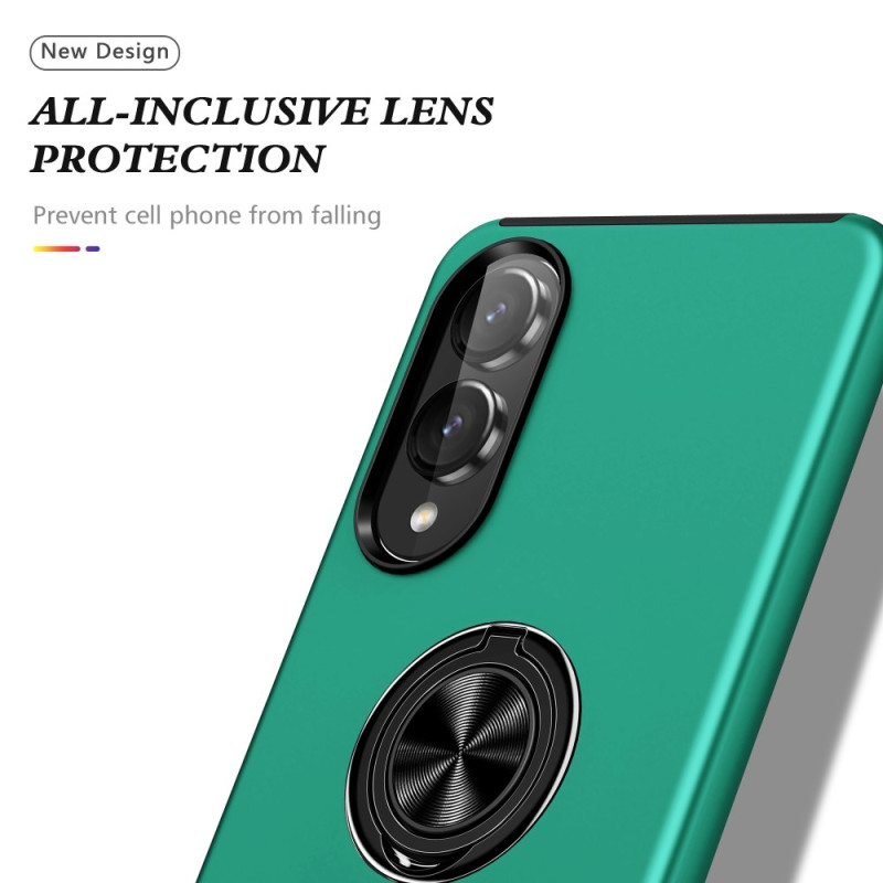 Till Samsung Galaxy S25 Edge Hybrid skal med Finger Ring - Grön