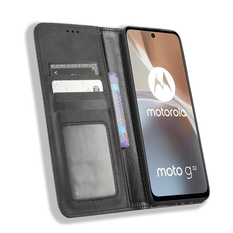 Motorola Moto G32 4G Lommebok - deksel - Svart