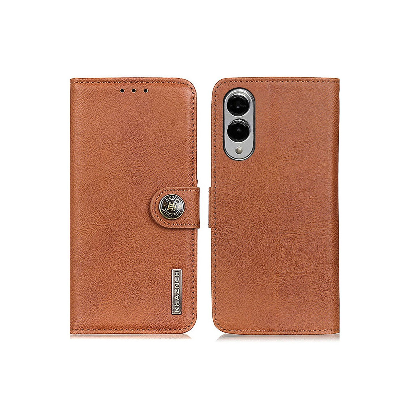 KHAZNEH Vintage Wallet Case for Samsung Galaxy S25 Edge