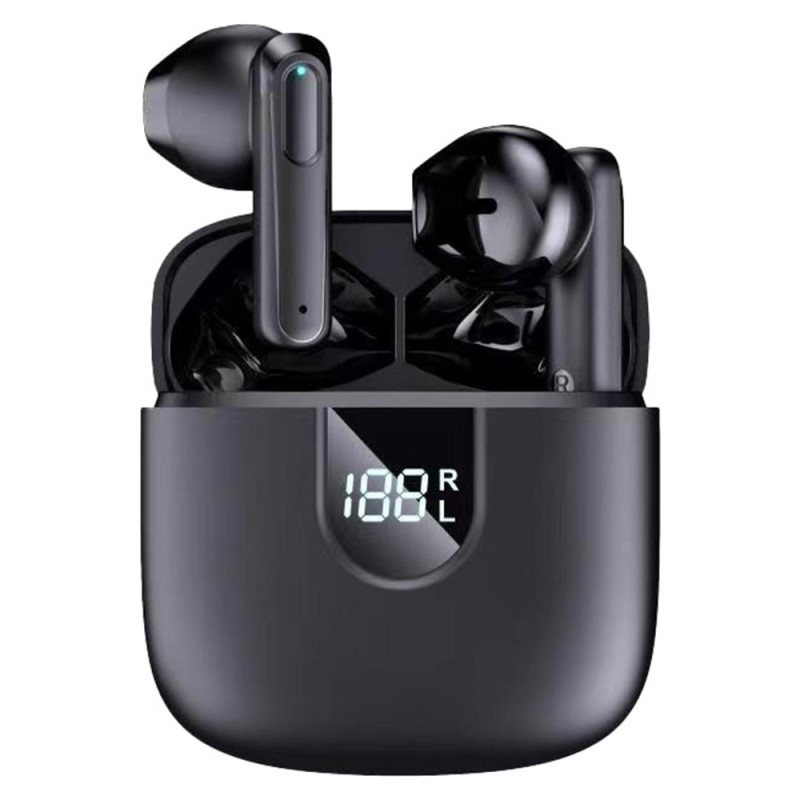 A18 150 språk Oversetter Smart Voice Bluetooth In Ear-hodetelefoner - Svart