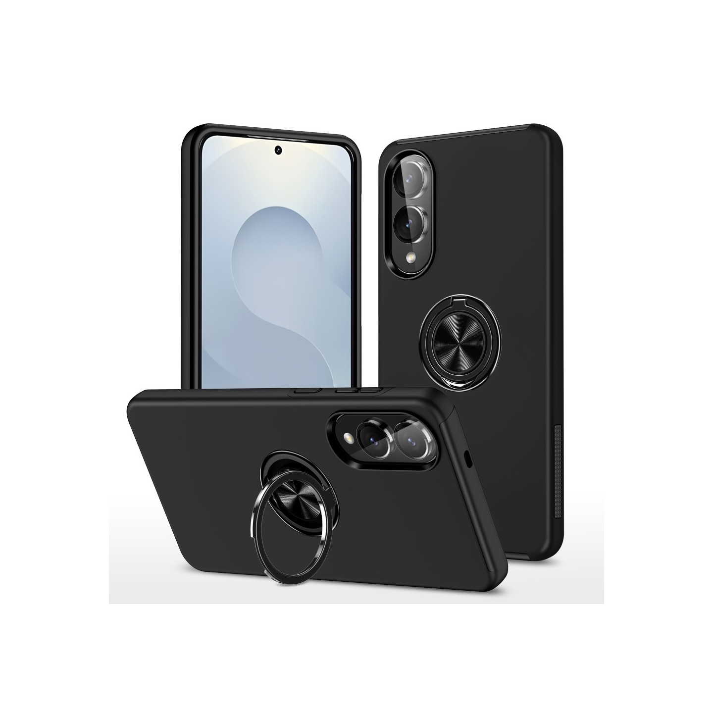 Samsung Galaxy S25 Edge Sormirengas Sivutuen Hybridikotelo