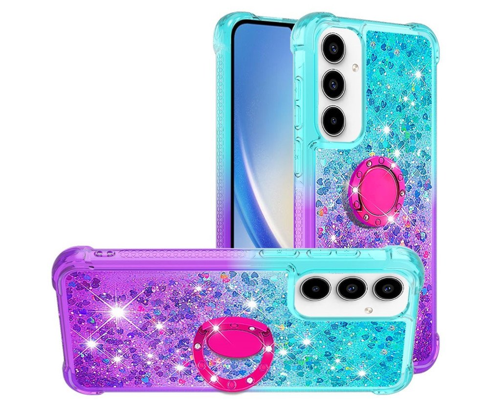 YB Quicksand Series-8 för Samsung Galaxy A35 TPU-skal Glitter