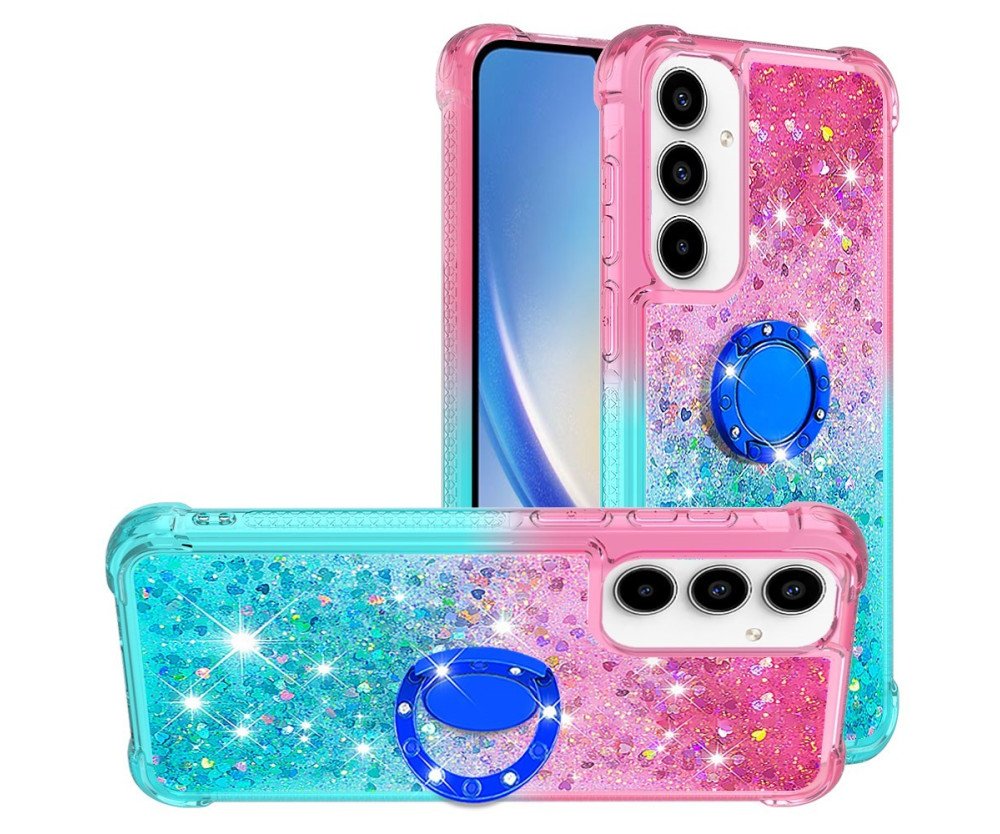 YB Quicksand Series-8 för Samsung Galaxy A35 TPU-skal Glitter