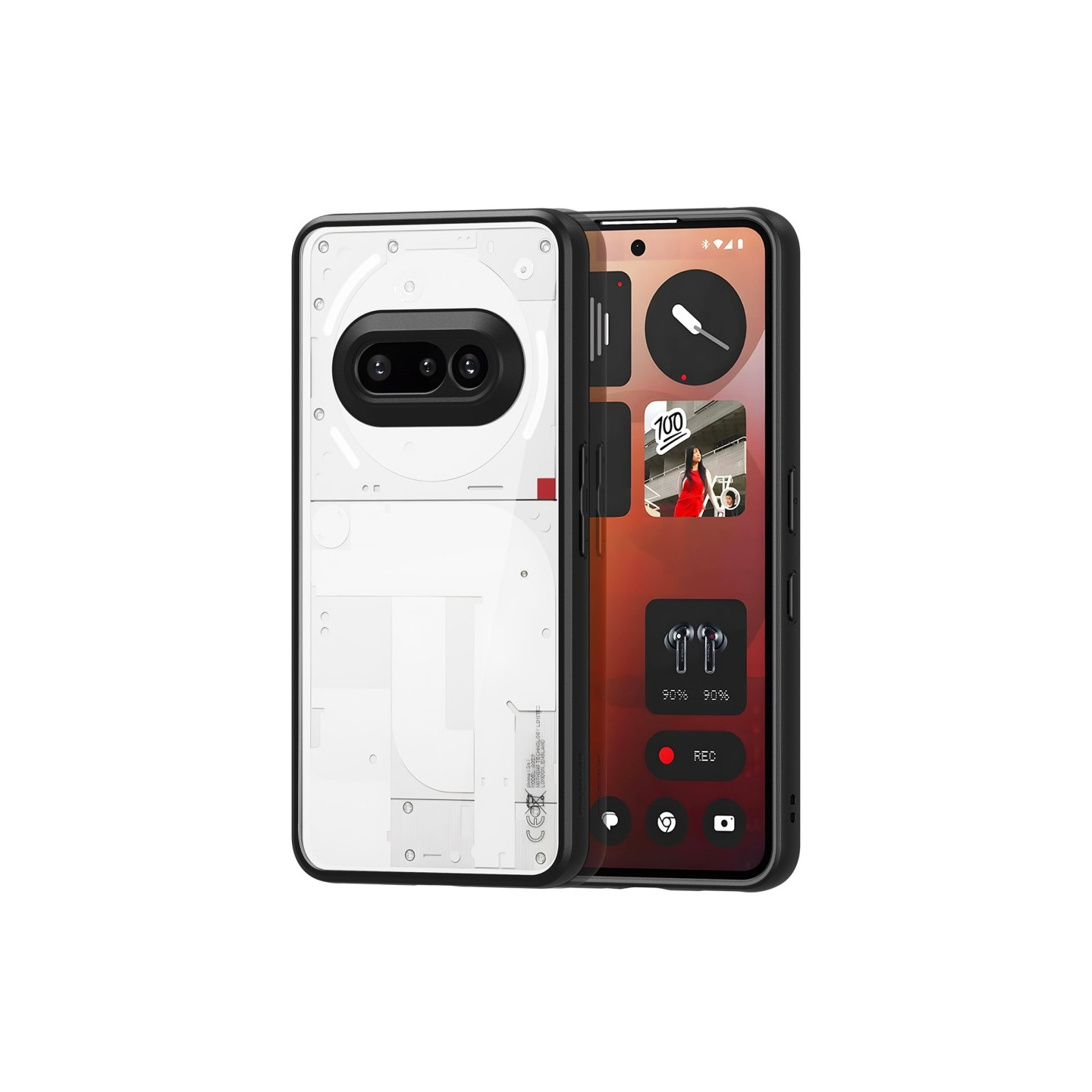 DUX DUCIS Aimo Series Slim Case for Nothing Phone (3a) Case TPU+PC