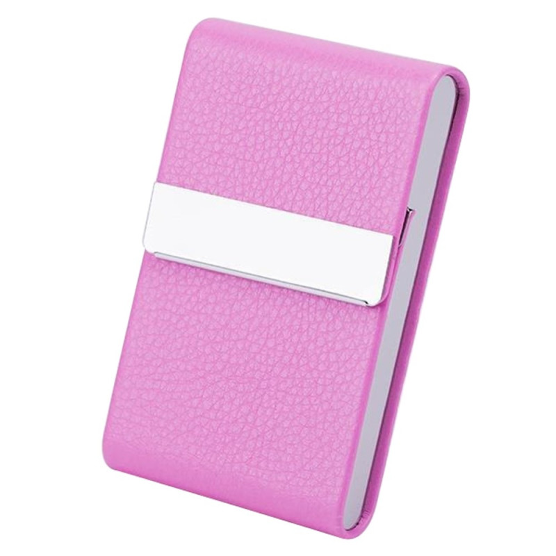 Kortholder Visitkortholder Magnetisk Lukning - Pink