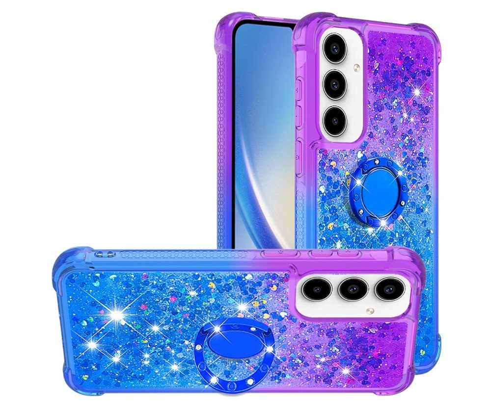 YB Quicksand Series-8 för Samsung Galaxy A35 TPU-skal Glitter