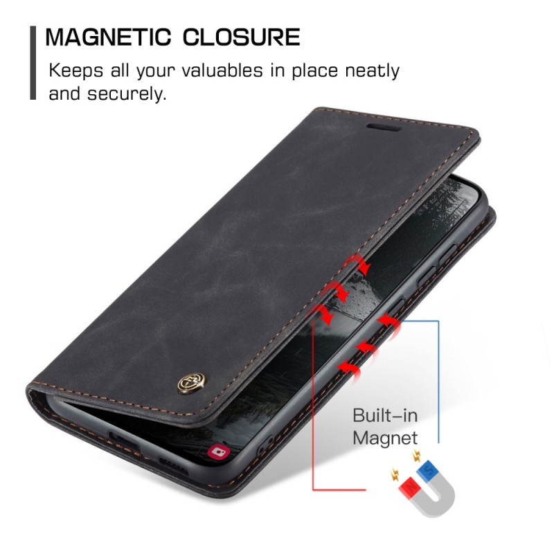 CASEME Retro Lompakkokotelo Samsung Galaxy S25 Edge