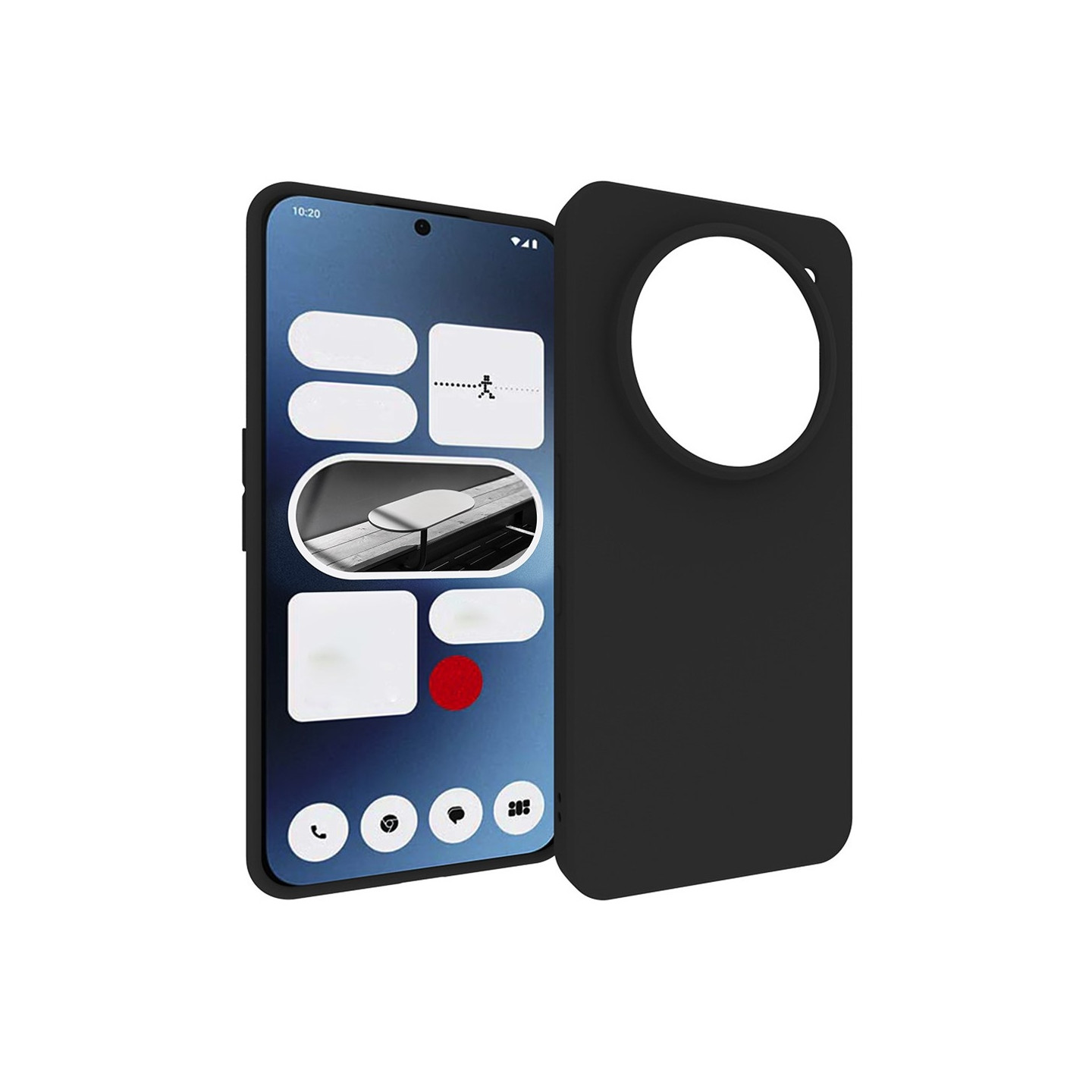 Til Nothing Phone (3a) Pro Etui Mat Finish Blødt TPU Cover