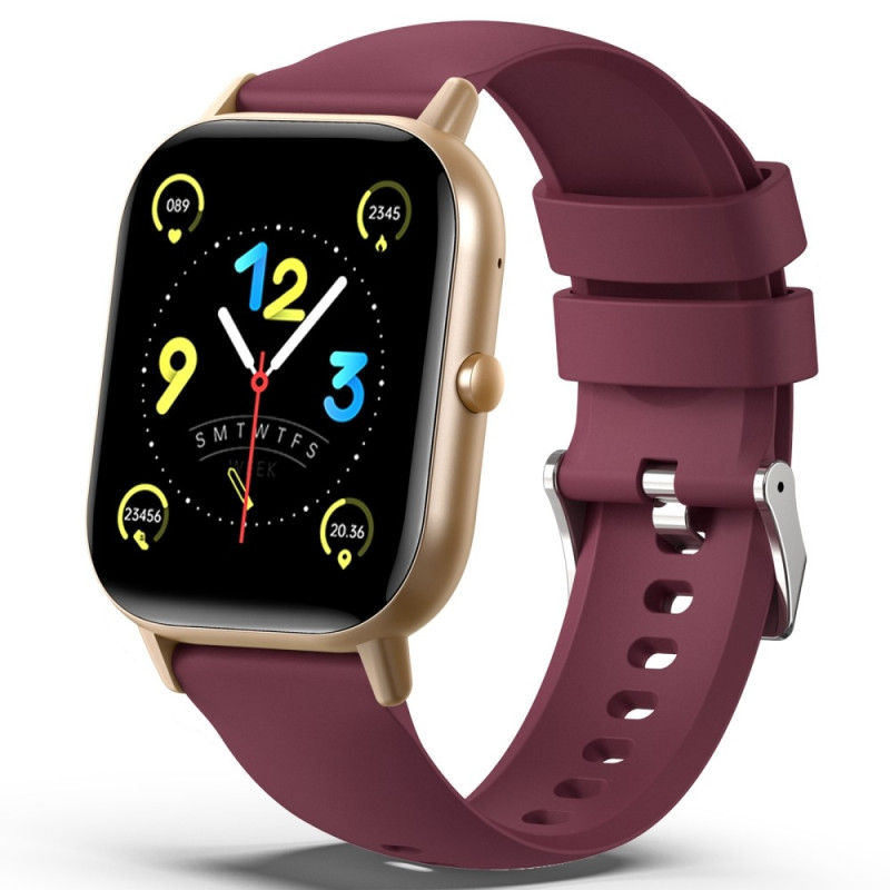 Smart Watch 2,01" storskjerm Helsemonitor Sports Bluetooth Smartwatch - Lilla