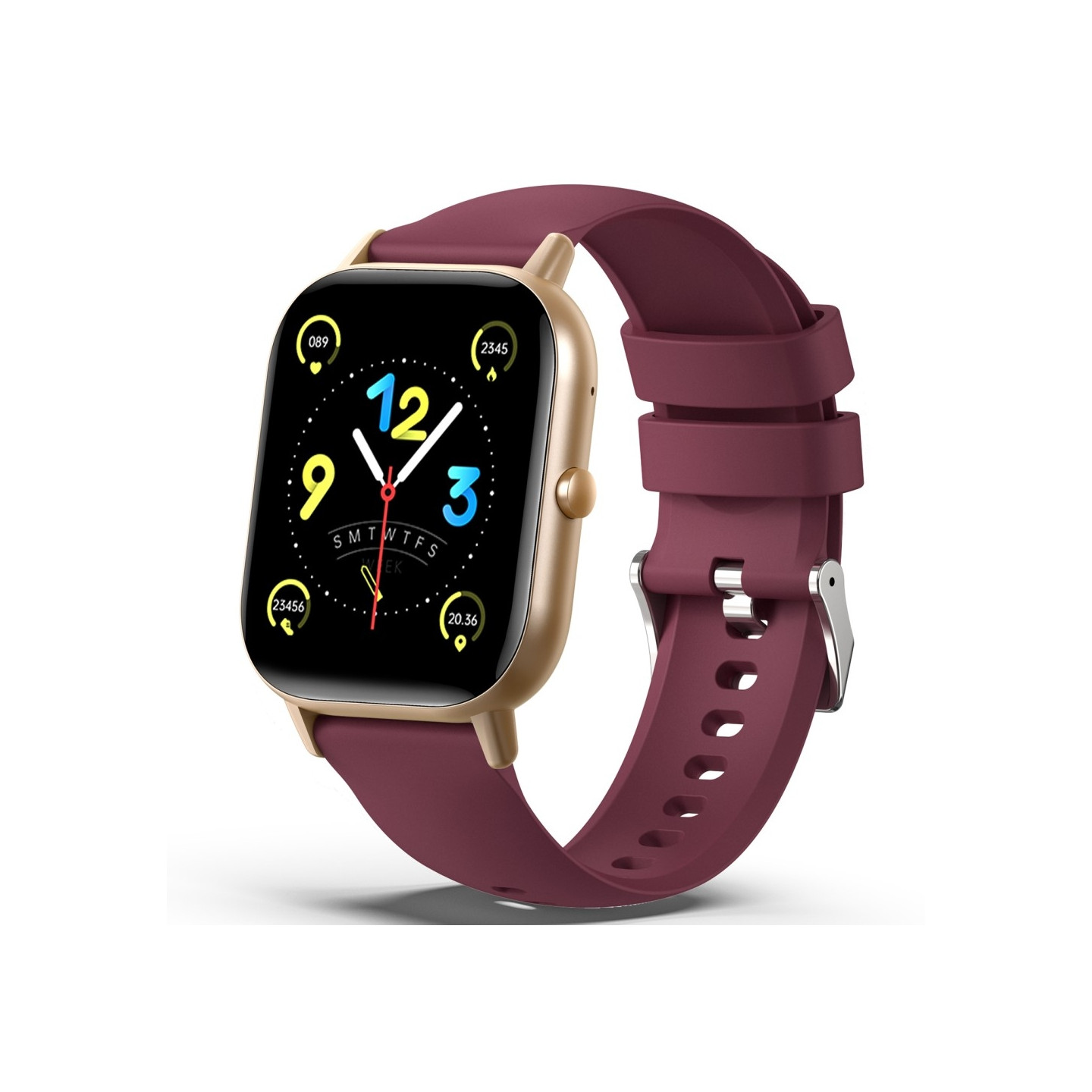 Smart Watch 2.01" Large Screen Health Monitor Sports Bluetooth Smartwatch - Purple