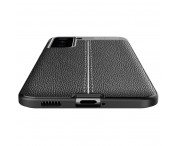 Samsung Galaxy S21+ (Plus) TPU-skal Litchi Grain - Svart