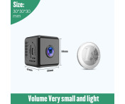 Trådlös säkerhetskamera Rörelsedetektering Infraröd WiFi-kamera