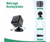 Trådlös säkerhetskamera Rörelsedetektering Infraröd WiFi-kamera