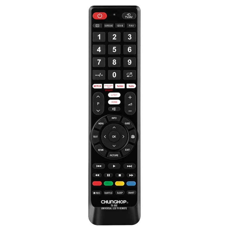 Fjernkontroll CHUNGHOP TX-09E Universal TV-fjernkontroll erstatning