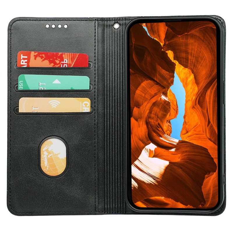 Til Nothing Phone (3a) Deksel med skjult magnetisk lukking - Svart