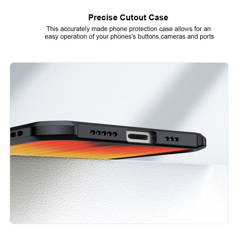 XUNDD Back Cover for iPhone 17e / 16e Acrylic+TPU Phone Case