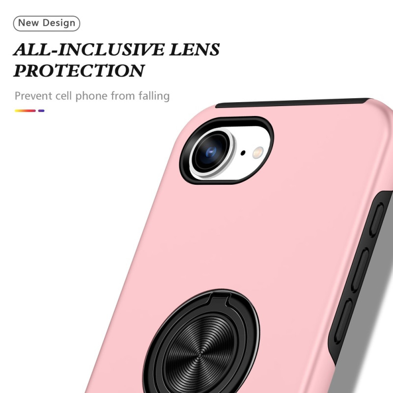 Til iPhone 16e Finger Ring Kickstand Hybrid Taske