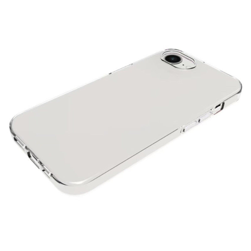 Til iPhone 16e Gennemsigtigt TPU Ridsefast Cover + 2.5D Buekant Skærmbeskyttelse