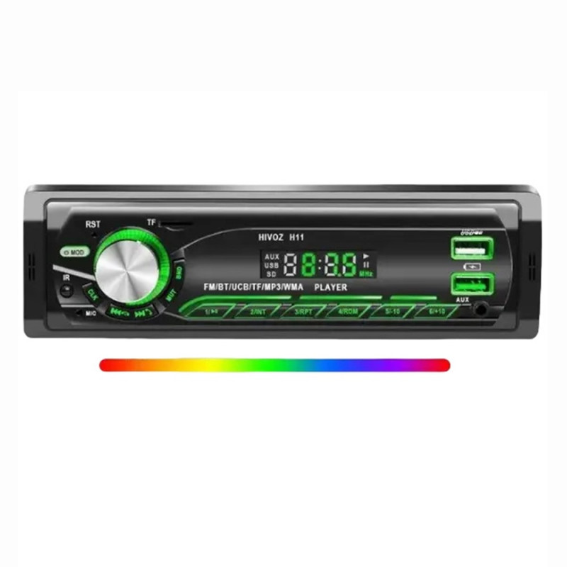 Bilstereo MP3-spiller Bluetooth FM-radio Bilstereosystem TF-kort U Disk