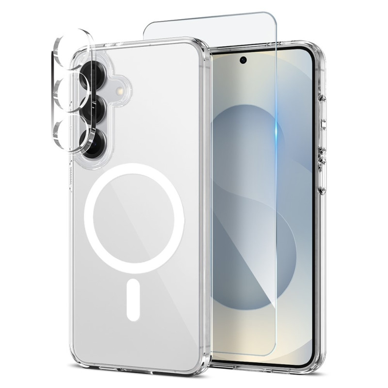 NORTHJO Samsung Galaxy S25+ TPU-suojakuori + Karkaistu lasikalvo + Kameran linssinsuoja