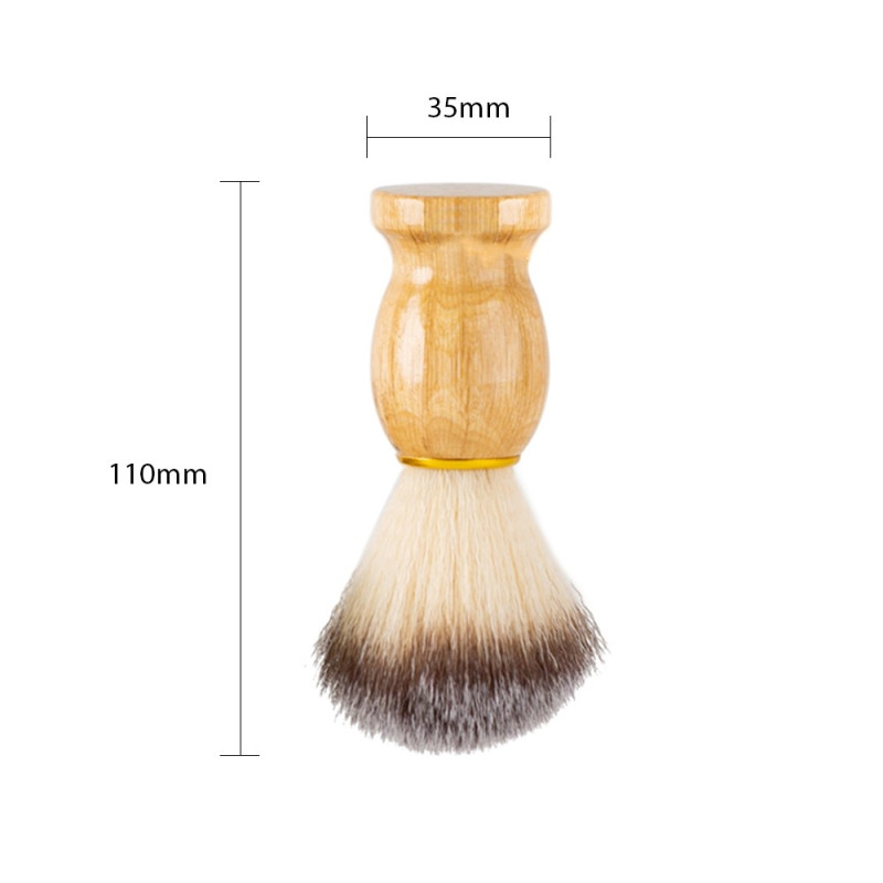 3in1 Set Shaving Shaving Brush Stand Bowl For Beard in Stainless Steel