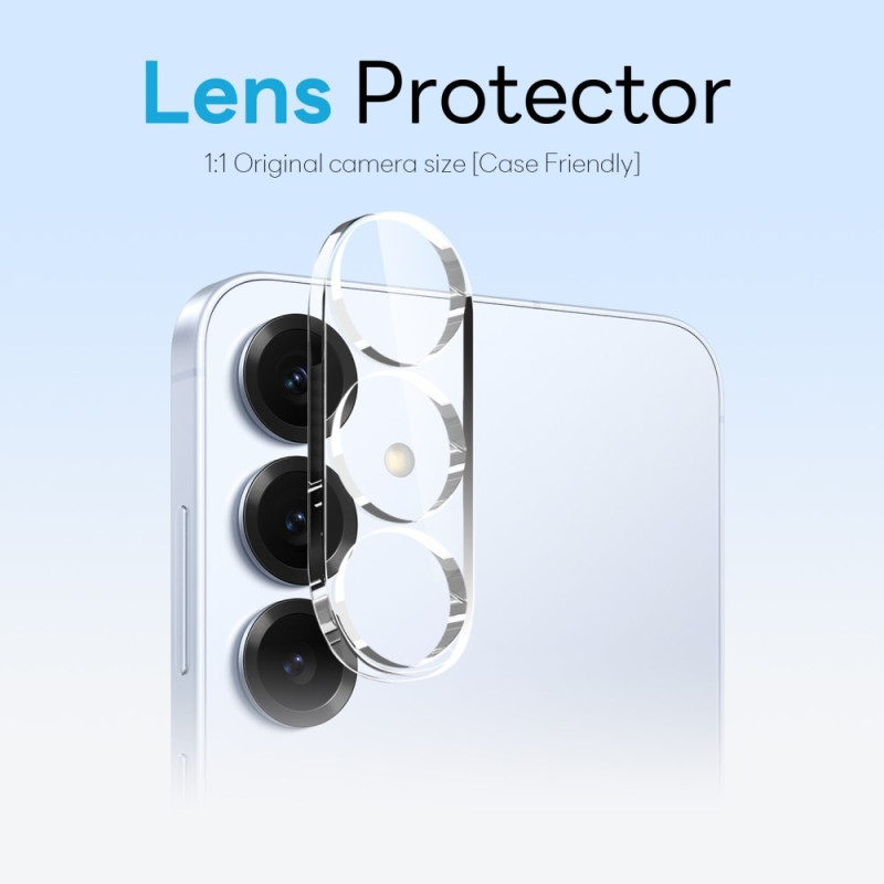 NORTHJO For Samsung Galaxy S25+ TPU Phone Case + Tempered Glass Film + Camera Lens Protector