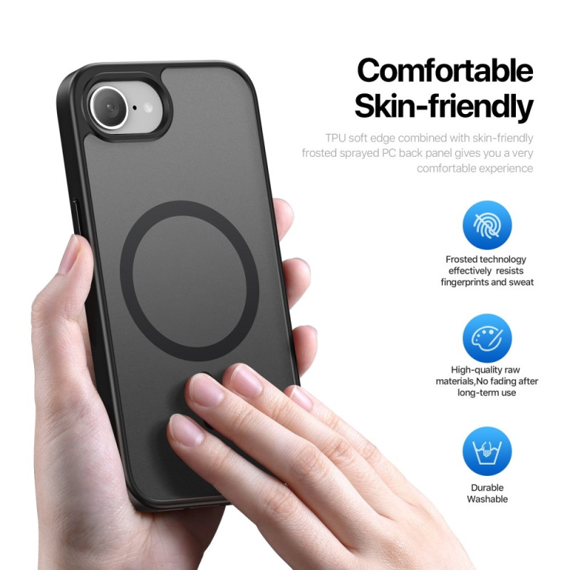 Til iPhone 17e / 16e Cover Kompatibelt med MagSafe DUX DUCIS Yind-serien Mat Cover