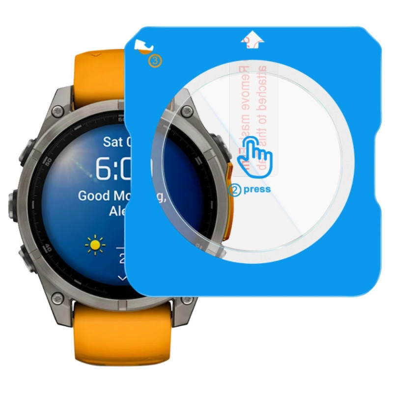 IMAK For Garmin Fenix 8 47mm Tempered Glass Screen Protector