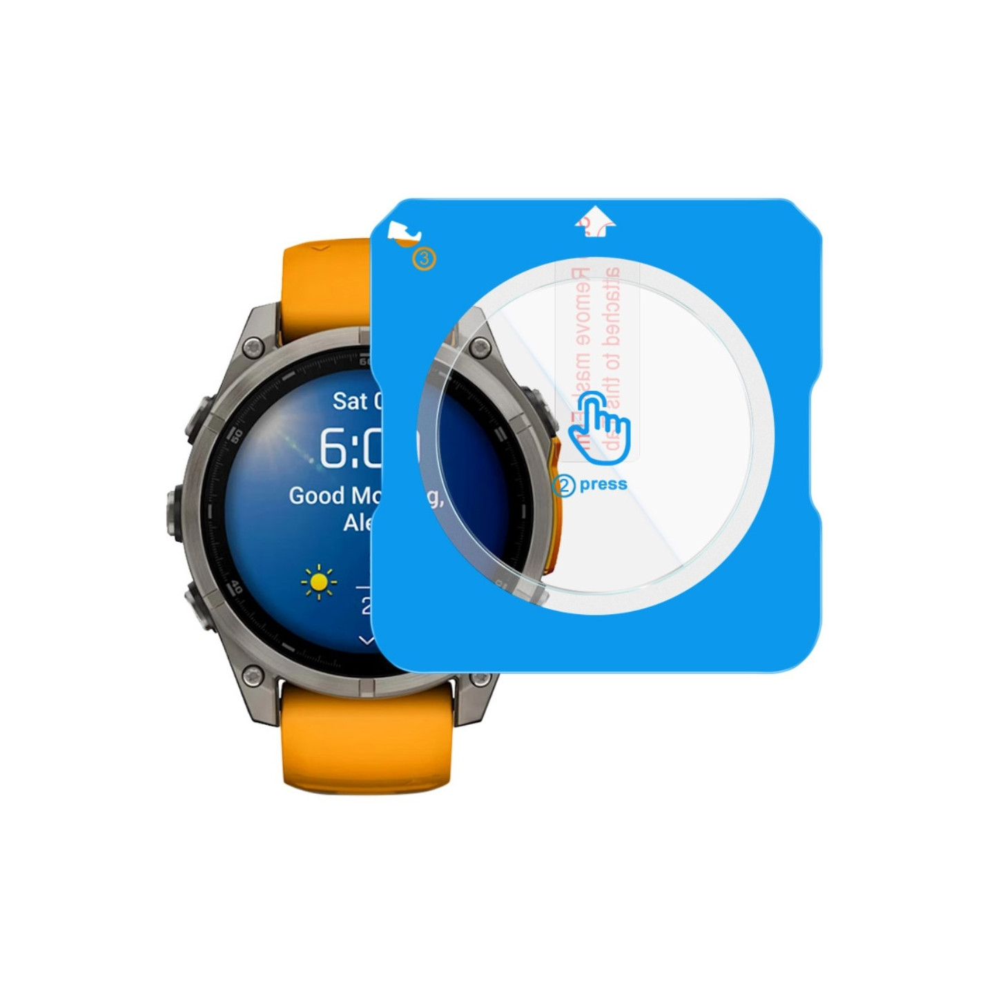 IMAK För Garmin Fenix 8 47mm Härdat Glas Skärmskydd