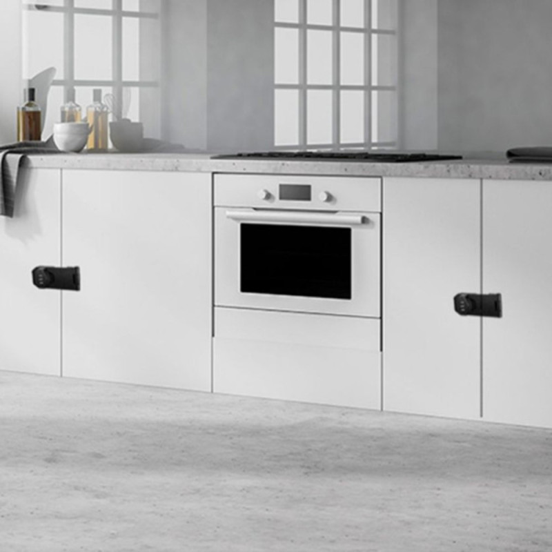 Lock For Cabinet And Door With Password 4 Holes 5" Screw Anti-Theft Easy Installation