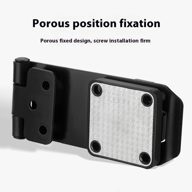 Lås til skab og dør med adgangskode 4 huller 5" skrue Anti-tyveri Nem installation