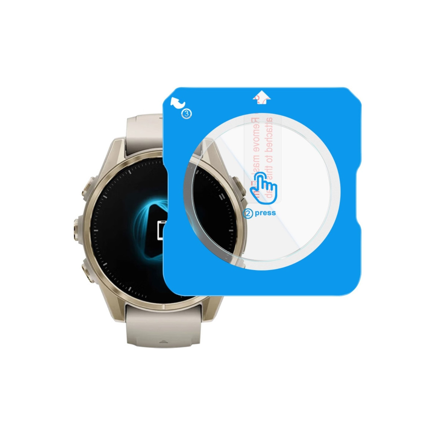 IMAK For Garmin Fenix 8 43mm Tempered Glass Screen Protector