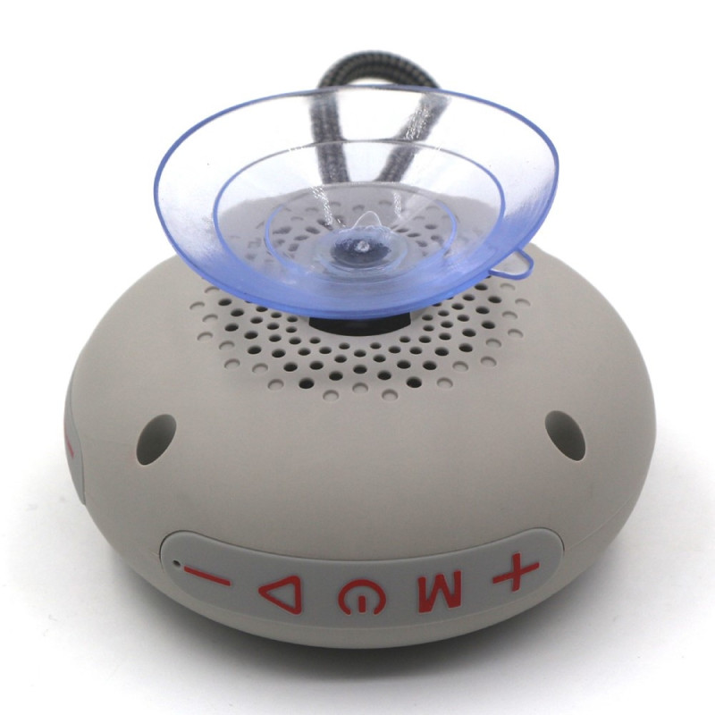 Kylpyhuoneen vedenpitävä imukuppi Bluetooth-kaiutin, joka tukee muistikorttia - musta