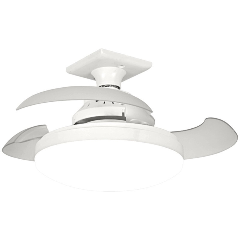 Ceiling Fan E27 Fan Ceiling Light with Remote Control APP Control 3 Speeds Dimmable