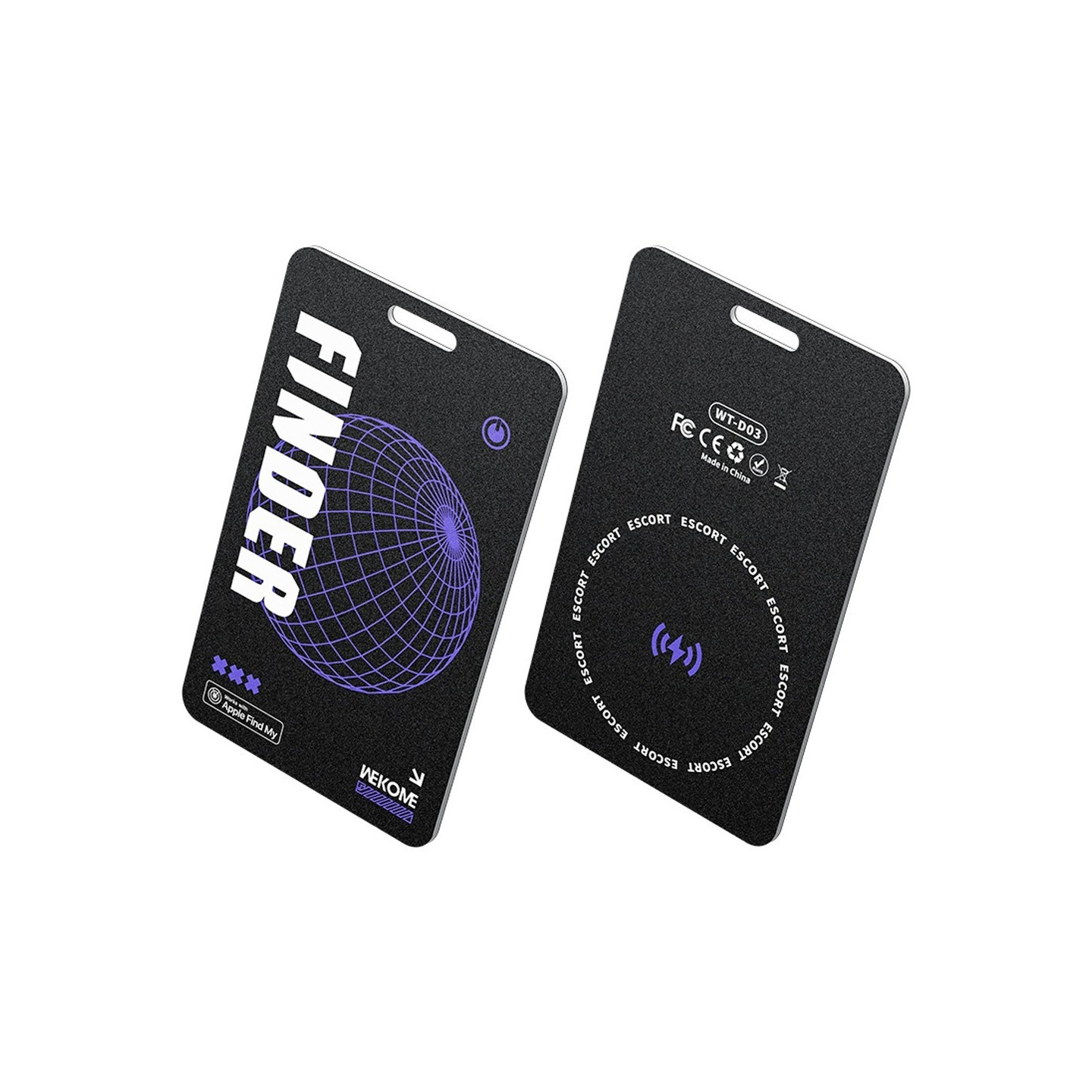 Tag Smart Global Positioning Tracker Card Style Anti-Loss Locator IP68 Vesitiivis