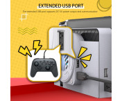 Kompatibel med Nintendo Switch OLED Dock Kylfläkt Back Cover Cooler