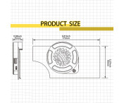 Kompatibel med Nintendo Switch OLED Dock Kylfläkt Back Cover Cooler