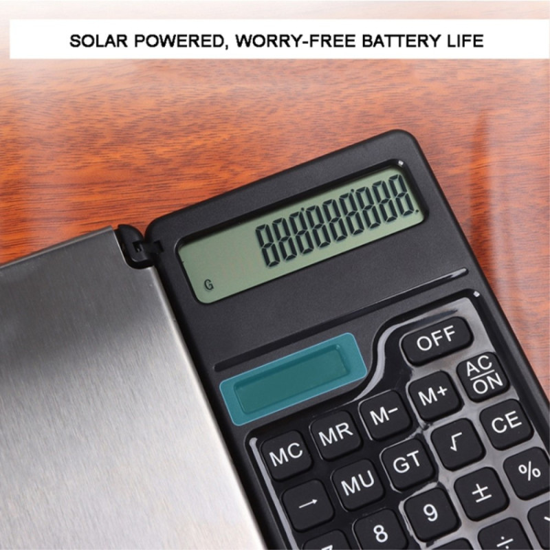 Electronic Digital Scale High Precision + Calculator 2-in-1 Foldable Compact