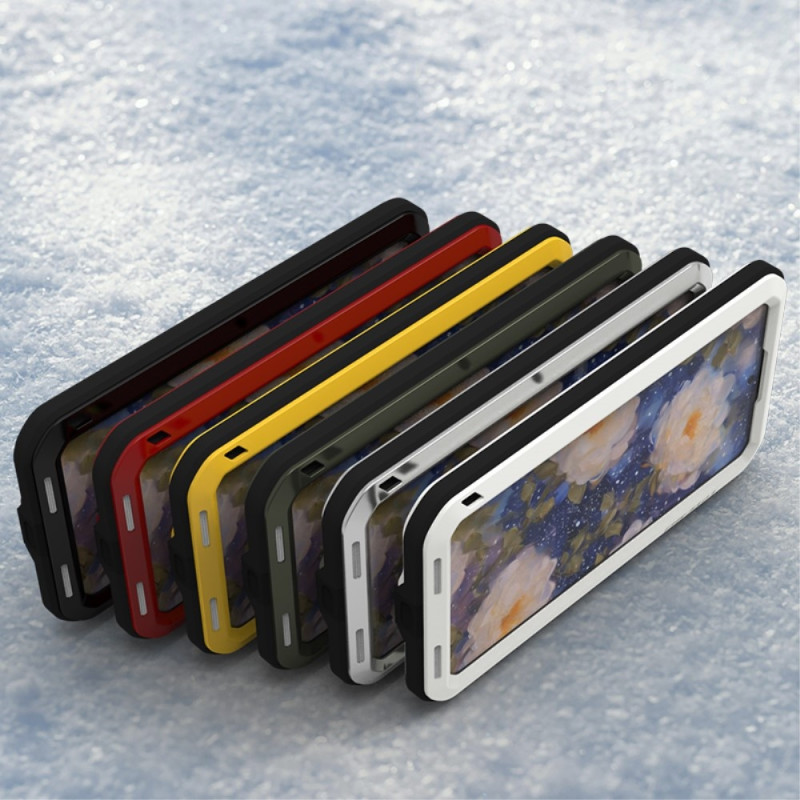 Samsung Galaxy S25 Etui Armour beskyttelsesdeksel Deksel + herdet glass