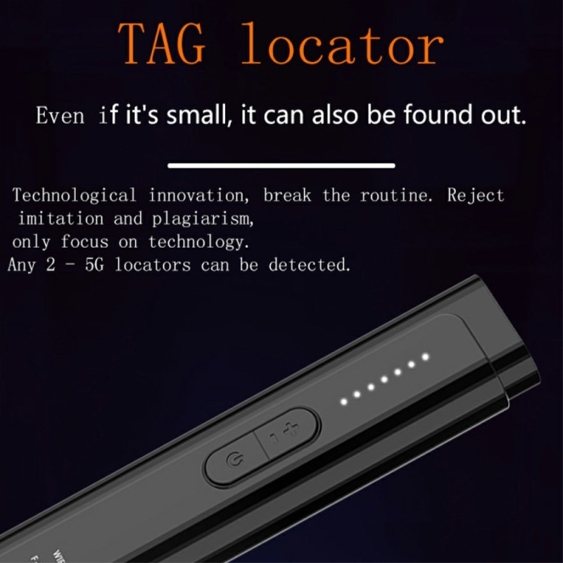 Skjult kameradetektor WiFi Signal Finder Anti Spy Infrarød Scanner til Hotel