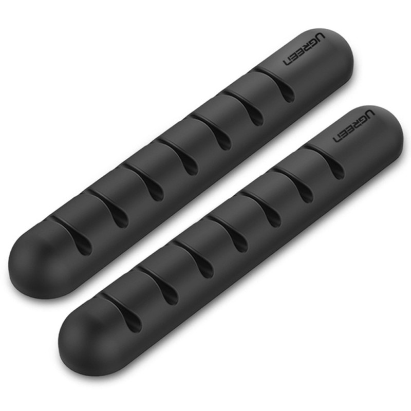 2pcs 7 Slots Self-Adhesive Cable Management Organize Your Cables Cord Holder