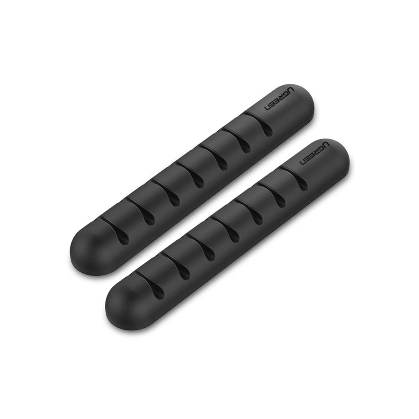 2 stk 7 slots Selvklæbende kabelhåndtering Organiser dine kabler Ledningsholder