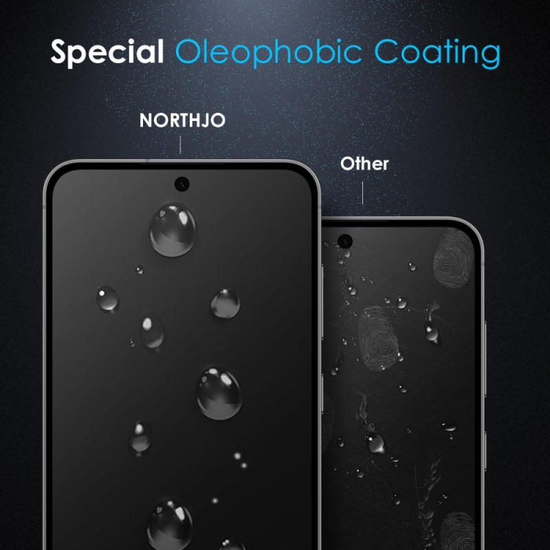 NORTHJO Til Samsung Galaxy S25 Privacy Screen Protector Hærdet Glas Anti-Spy