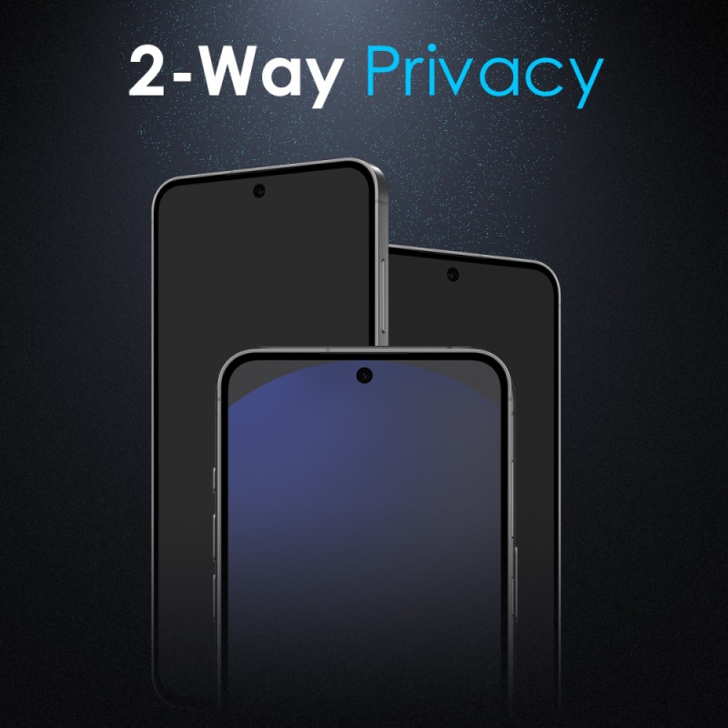 NORTHJO Samsung Galaxy S25 Privacy Näytönsuoja Karkaistu Lasi Anti-Spy